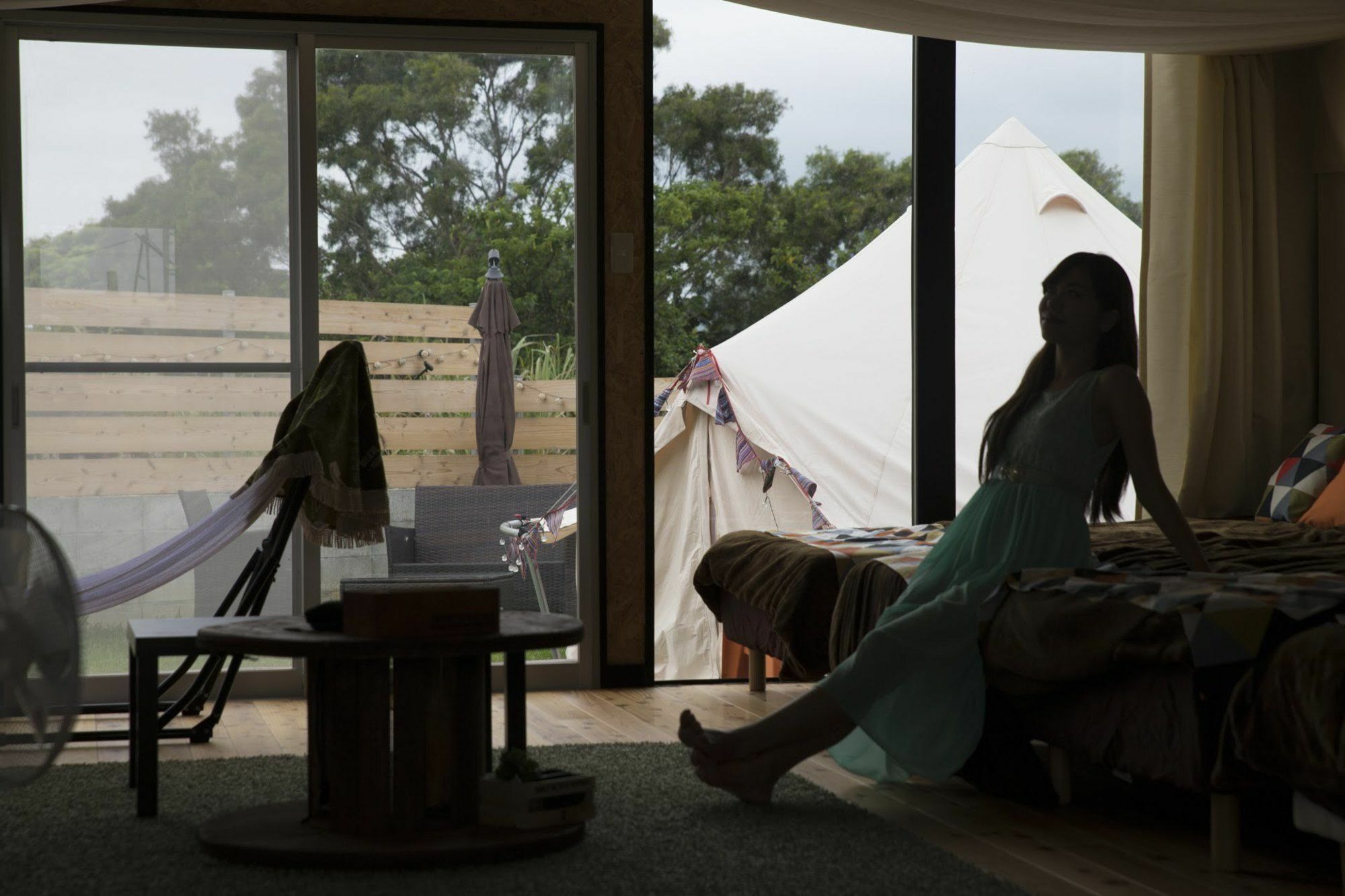 Half Glamping Hoshioto Villa Накиджин Екстериор снимка