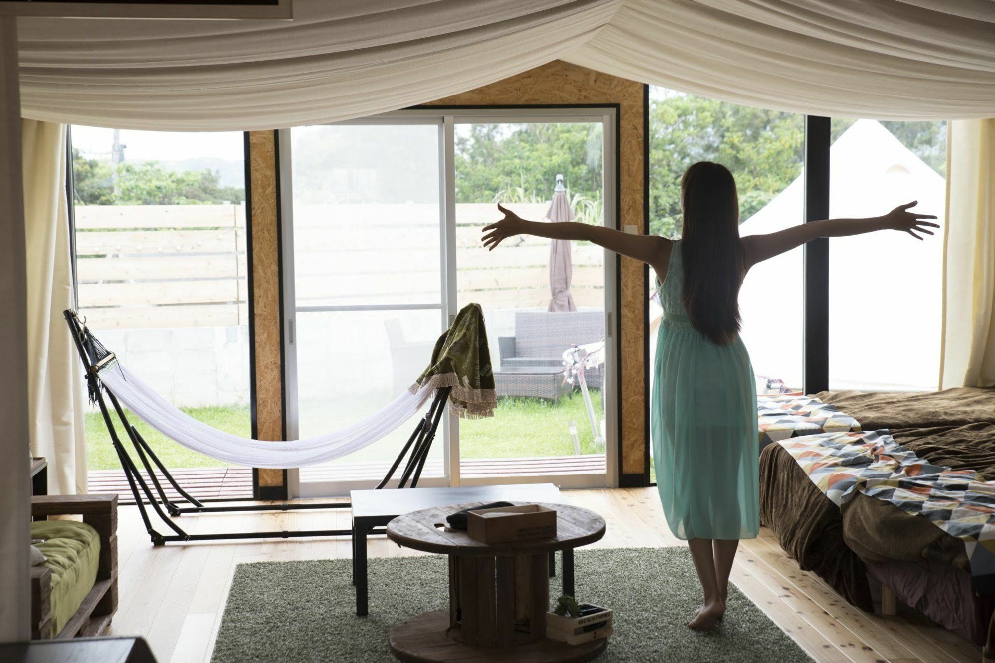 Half Glamping Hoshioto Villa Накиджин Екстериор снимка